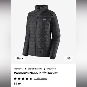 Women’s Patagonia jacket. Used. Size medium